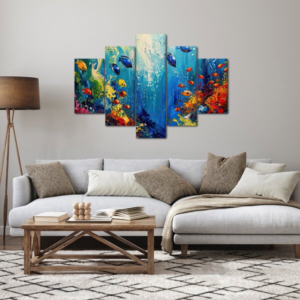 Kép - A víz alatti világ festése (150x105 cm)