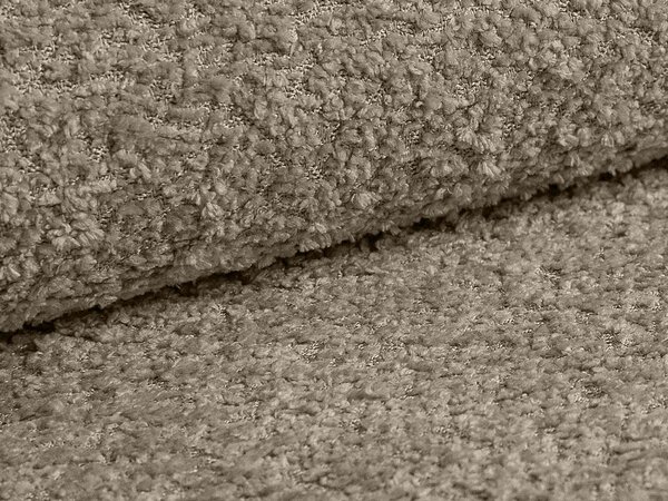 BUBBLA egyszemélyes kárpitozott ágy ágyneműtartóval 120x200 - világosbarna Coral