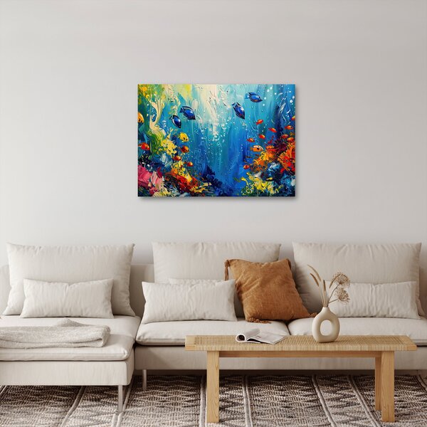 Kép - A víz alatti világ festése (70x50 cm)