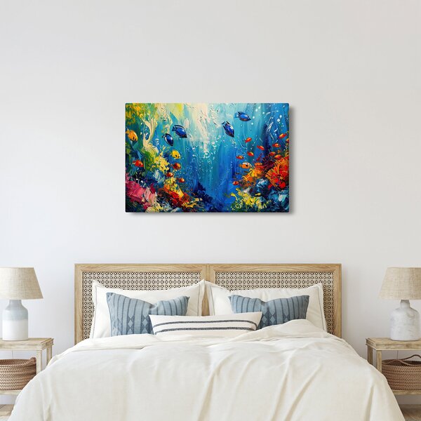 Kép - A víz alatti világ festése (90x60 cm)