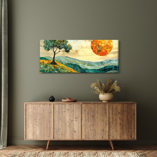 Kép - Tájkép illusztráció (120x50 cm)