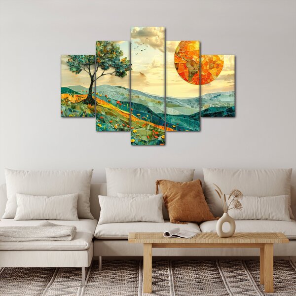 Kép - Tájkép illusztráció (150x105 cm)
