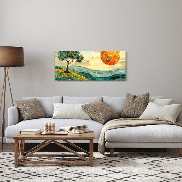 Kép - Tájkép illusztráció (120x50 cm)