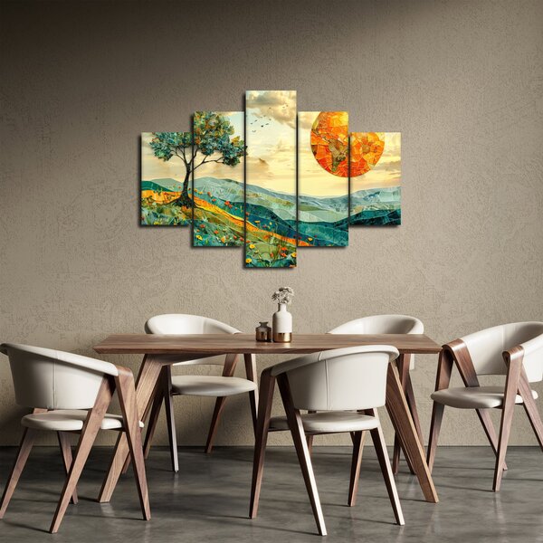 Kép - Tájkép illusztráció (150x105 cm)