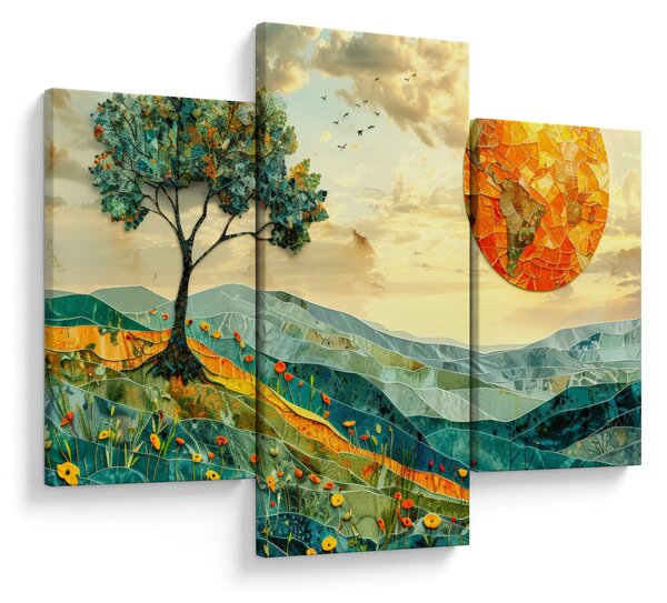 Kép - Tájkép illusztráció (90x60 cm)