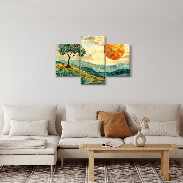Kép - Tájkép illusztráció (90x60 cm)