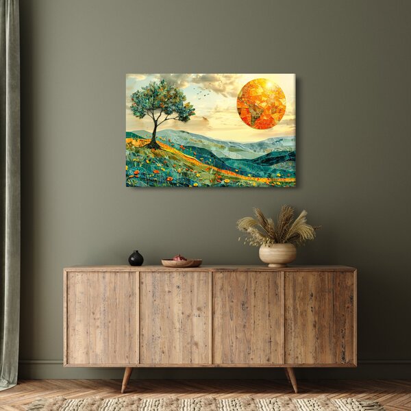 Kép - Tájkép illusztráció (90x60 cm)
