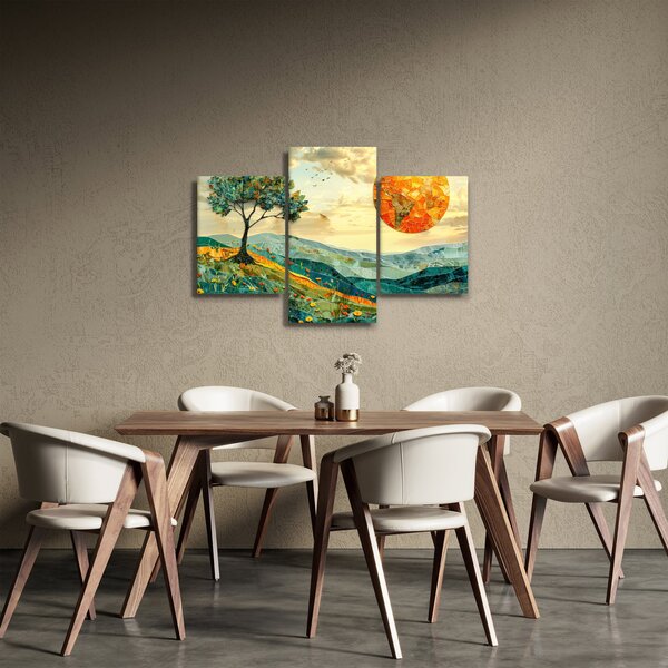 Kép - Tájkép illusztráció (90x60 cm)