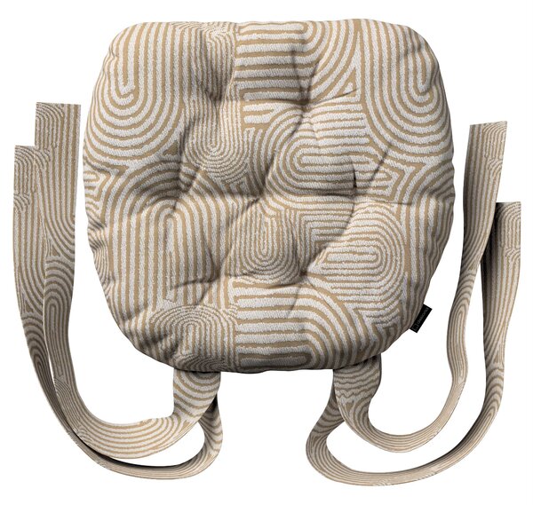 Martin székpárna masnival termék színe bézs szövet fonott, mintás