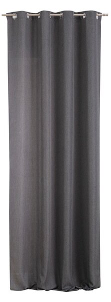 BASIC Függöny görgőkkel 140x280cm acélszürke 1 db