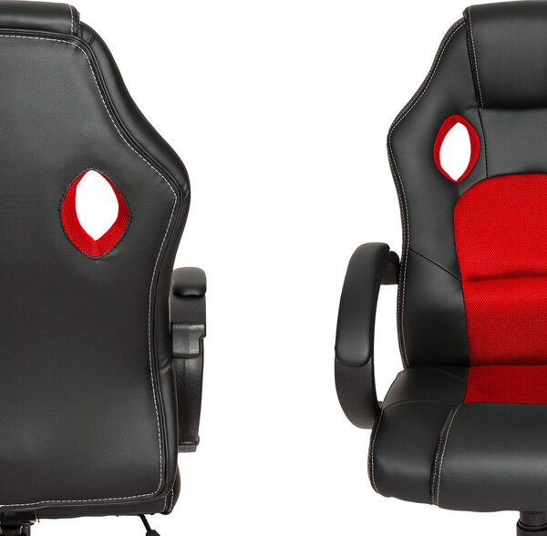 Gamer szék basic, piros -Sokat vagy fent a világhálón? Felejtsd el az elgémberedett ízületeket!