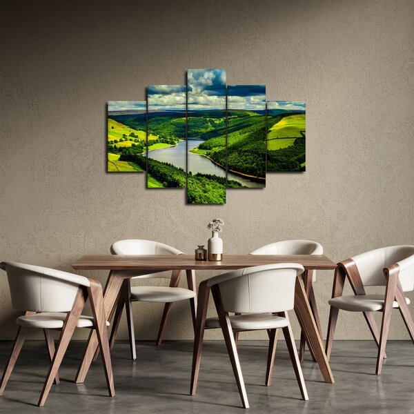 Kép - Zöld táj (150x105 cm)