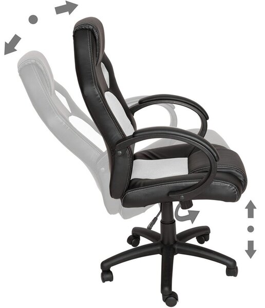 Gamer szék basic, Fehér -Sokat vagy fent a világhálón? Felejtsd el az elgémberedett ízületeket!
