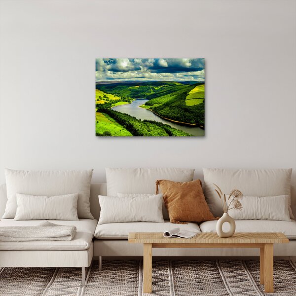 Kép - Zöld táj (70x50 cm)