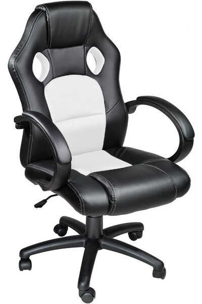 Gamer szék basic, Fehér -Sokat vagy fent a világhálón? Felejtsd el az elgémberedett ízületeket!