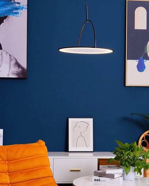 Toolight Szerszámlámpa, LED mennyezeti lámpa 35cm APP1426-C, fekete, OSW-01880