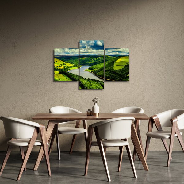 Kép - Zöld táj (90x60 cm)