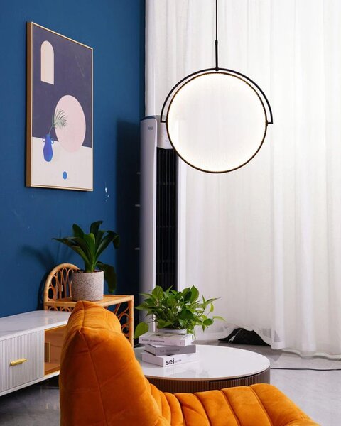 Toolight Szerszámlámpa, LED mennyezeti lámpa 35cm APP1426-C, fekete, OSW-01880