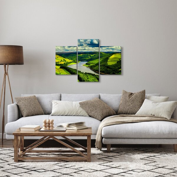 Kép - Zöld táj (90x60 cm)