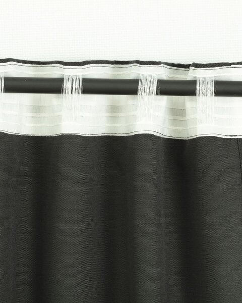 BASIC sötétítő függöny redőzőszalagon 140x280 cm bazalt színű 1 db