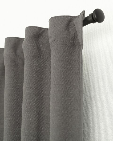 BASIC sötétítő függöny redőzőszalagon 140x280 cm sötétszürke 1 db