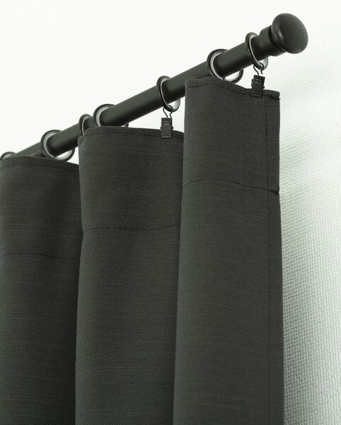 BASIC sötétítő függöny redőzőszalagon 140x280 cm bazalt színű 1 db
