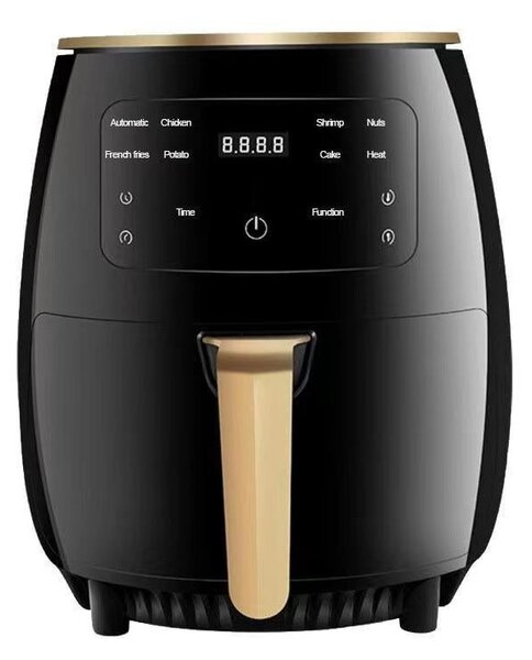 NewLine S Lux légkeveréses sütő (6L) 2400W fekete