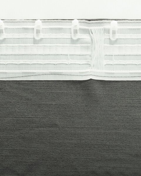 BASIC kész függöny redőzőszalagon 140x280 cm pala szürke 1 db