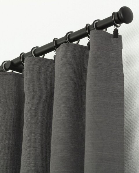 BASIC kész függöny redőzőszalagon 140x280 cm pala szürke 1 db
