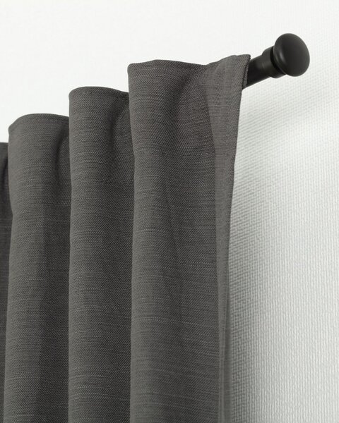 BASIC kész függöny redőzőszalagon 140x280 cm pala szürke 1 db