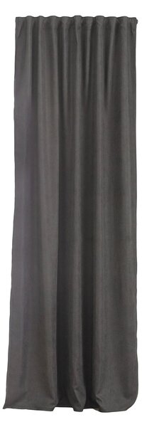 BASIC Chenille kész függöny redőzőszalagon 140x260 cm tengerészkék 1 db