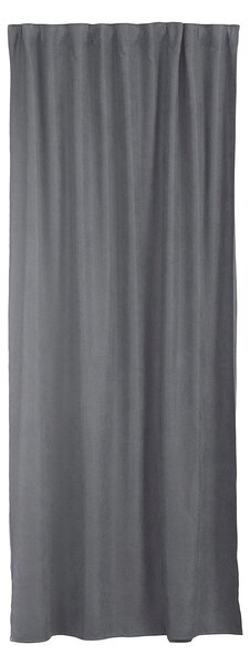 BASIC Chenille kész függöny redőzőszalagon 140x260 cm szürke 1 db