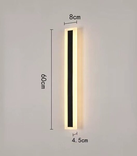 60 cm-es kültéri LED fali lámpa