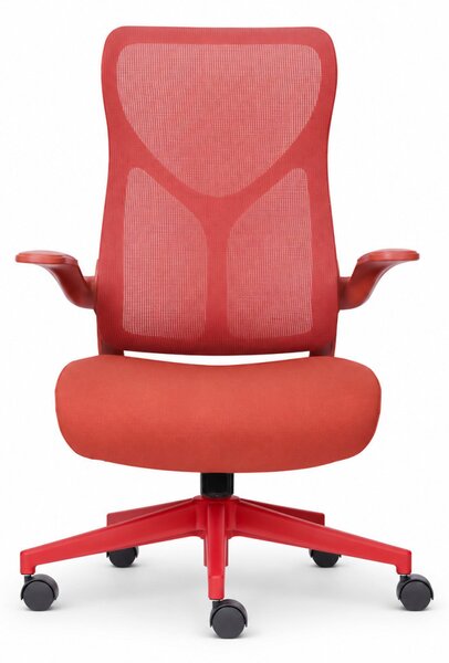 NearHub EC10 ergonomikus irodai szék – stílusos kényelem otthonra és irodába - Piros