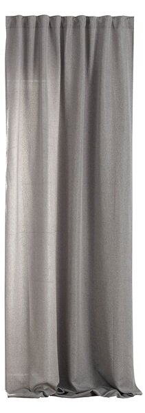 BASIC függöny fodros szalaggal 140x300 cm szürke 1 db