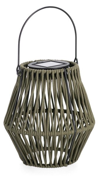 Khaki napelemes LED lámpás (magasság 17 cm) Juny – Yes Everyday