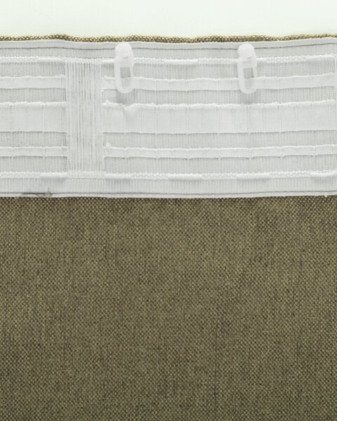 BASIC függöny ráncolószalaggal 140x300cm világos khaki 1 db