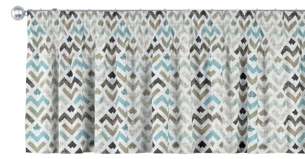 Drapéria termék színe barna szövet mintás