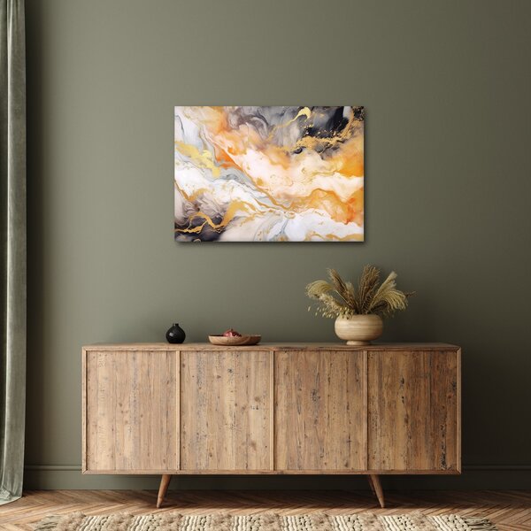 Kép - Márványozott háttér (70x50 cm)