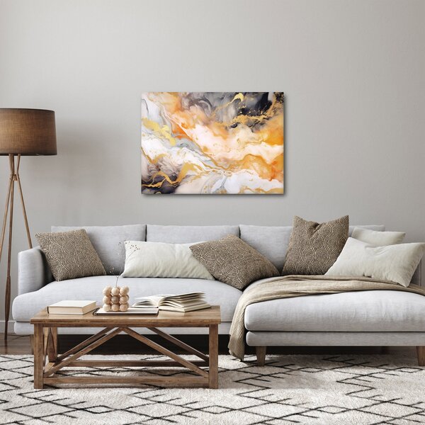 Kép - Márványozott háttér (70x50 cm)