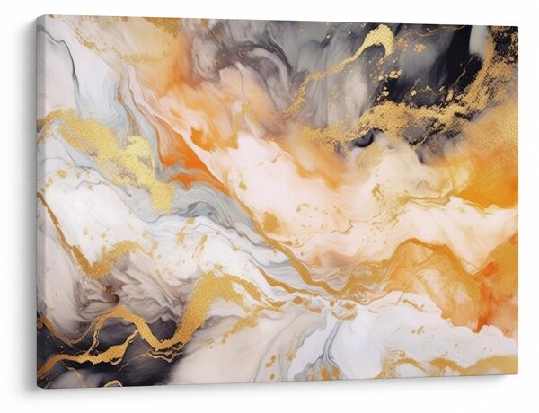 Kép - Márványozott háttér (70x50 cm)