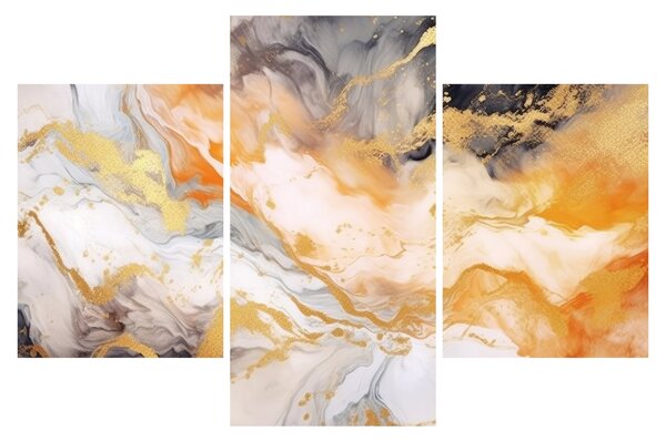 Kép - Márványozott háttér (90x60 cm)