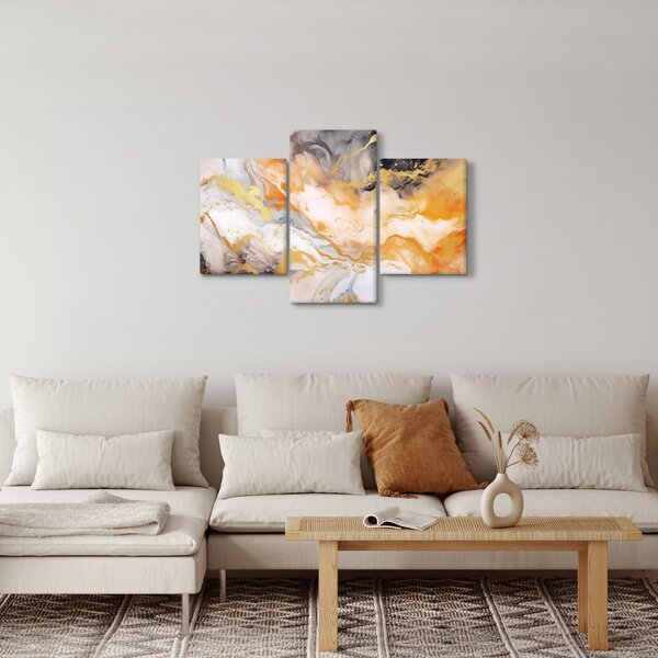 Kép - Márványozott háttér (90x60 cm)