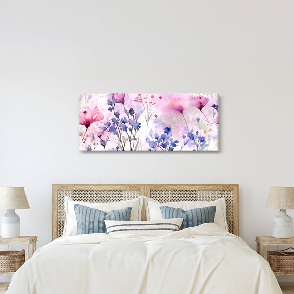 Kép - Akvarell rét (120x50 cm)