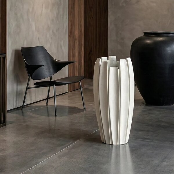 Linea virágcserép 35 x 65 cm bézs - Krém - 51 - 70 cm