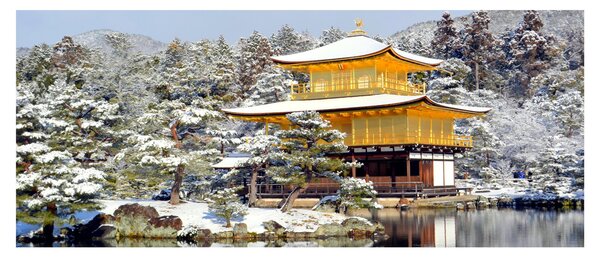 Kép - Kinkakuji, Japán (120x50 cm)