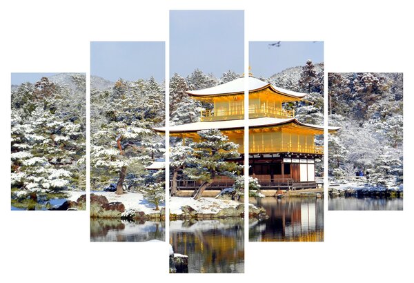 Kép - Kinkakuji, Japán (150x105 cm)