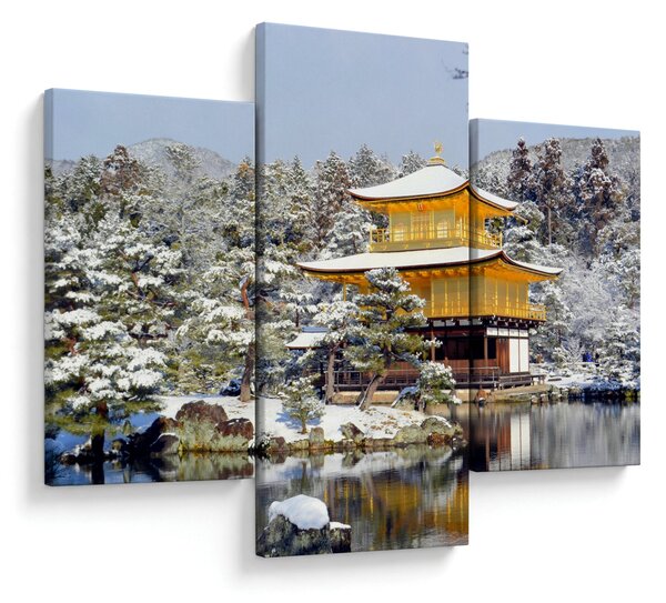 Kép - Kinkakuji, Japán (90x60 cm)
