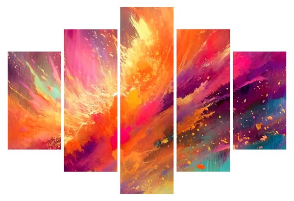 Kép - Dinamikus absztrakció (150x105 cm)