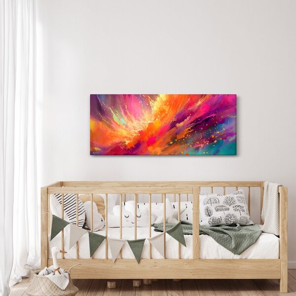 Kép - Dinamikus absztrakció (120x50 cm)